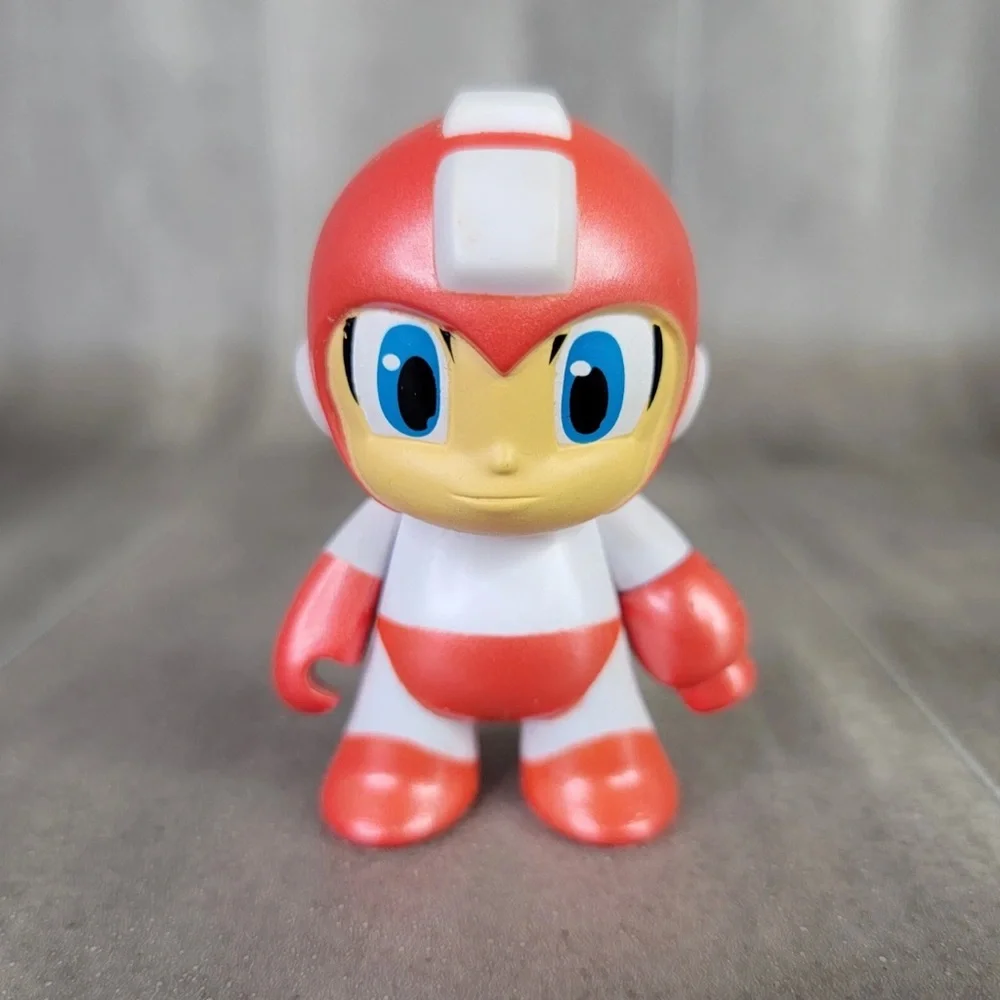 KidRobot Mega Man Figure Miniseries Kid-Robot Metallic Orange Red Capcom